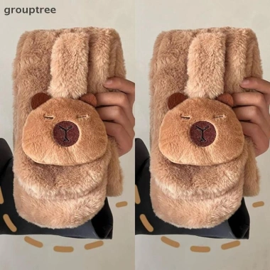 Khăn Thu Đông Capybara Dày Ấm Chống Lạnh Cổ Chữ Thập - Phụ Kiện Thời Trang Nữ, Quà Tặng VN 4