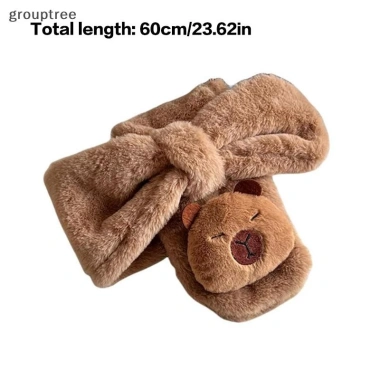 Khăn Thu Đông Capybara Dày Ấm Chống Lạnh Cổ Chữ Thập - Phụ Kiện Thời Trang Nữ, Quà Tặng VN 5