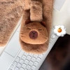 Khăn Thu Đông Capybara Dày Ấm Chống Lạnh Cổ Chữ Thập - Phụ Kiện Thời Trang Nữ, Quà Tặng VN 6
