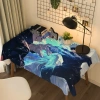 Khăn trải bàn Anime Spell Back to War Gojo Ký túc xá Vải cà phê Trang trí phòng ngủ Bàn 14