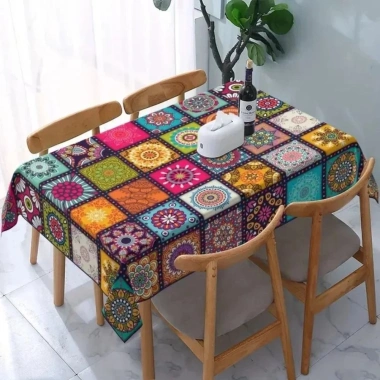 Khăn trải bàn Bohemian Mandala sặc sỡ hình chữ nhật – Trang trí tiệc, nhà cửa, chỉ 62.856₫ 5 Khăn trải bàn Bohemian Mandala sặc sỡ hình chữ nhật – Trang trí tiệc, nhà cửa, chỉ 62.856₫ 5