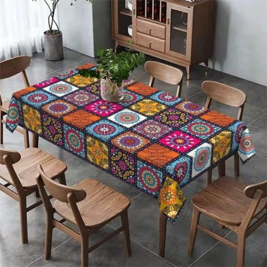 Khăn trải bàn Bohemian Mandala sặc sỡ hình chữ nhật – Trang trí tiệc, nhà cửa, chỉ 62.856₫ 8 Khăn trải bàn Bohemian Mandala sặc sỡ hình chữ nhật – Trang trí tiệc, nhà cửa, chỉ 62.856₫ 8