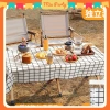 Khăn Trải Bàn Caro Hàn Quốc Chống Thấm Nước PVC - Thảm Picnic Dùng 1 Lần, Giá 32k 2