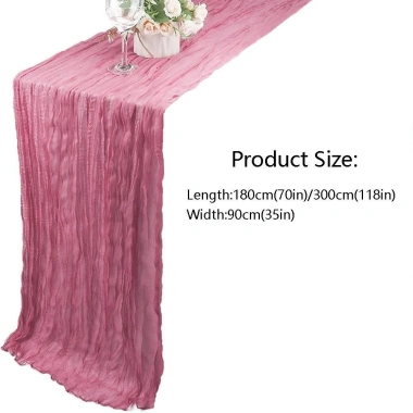 Khăn trải bàn gạc ADAMESUO 90x180 Vintage Boho Cheesecloth giá ưu đãi 54.756₫