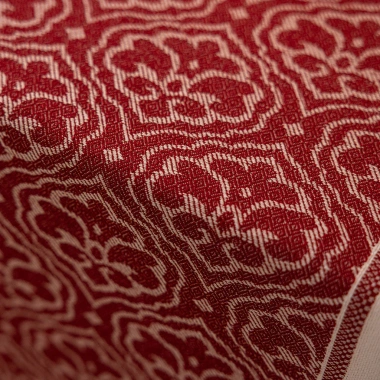 Khăn Trải Bàn Handmade Cotton Vải Lanh Đỏ - Trang Trí Tết 2.026, Chất Lượng Cao, Giá 107.892 VND 6