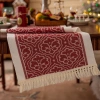 Khăn Trải Bàn Handmade Cotton Vải Lanh Đỏ - Trang Trí Tết 2.026, Chất Lượng Cao, Giá 107.892 VND 7