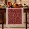 Khăn Trải Bàn Handmade Cotton Vải Lanh Đỏ - Trang Trí Tết 2.026, Chất Lượng Cao, Giá 107.892 VND 10