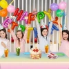 Khăn trải bàn nhựa dùng một lần Pastel Rainbow Iridescent 137x274cm - Chống thấm, tiệc cưới, sinh nhật, tiệc tắm bé 8