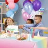 Khăn trải bàn nhựa dùng một lần Pastel Rainbow Iridescent 137x274cm - Chống thấm, tiệc cưới, sinh nhật, tiệc tắm bé 9