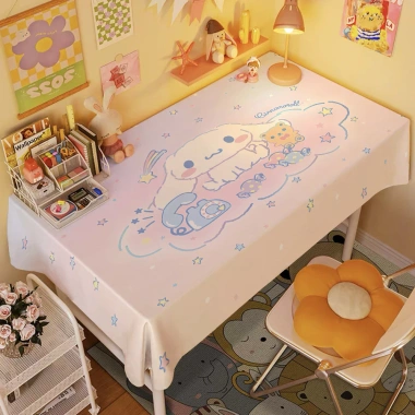 Khăn Trải Bàn Sanrio Kuromi Dễ Thương - Vải, Trang Trí Phòng Ngủ, Giá Ưu Đãi 80.881₫