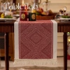 Khăn trải bàn Tết vải cotton lanh đỏ – Trang trí lễ hội, giá ưu đãi 107.892 VND 9