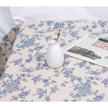 Khăn Trải Bàn Vải Lanh Cotton Hoạ Tiết Hoa Vintage Đủ Màu Thảm Picnic Giá 66.500₫