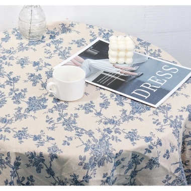 Khăn Trải Bàn Vải Lanh Cotton Hoạ Tiết Hoa Vintage Đủ Màu Thảm Picnic Giá 66.500₫