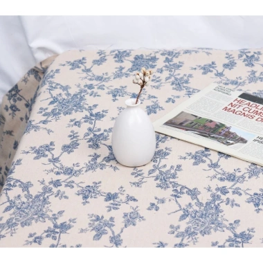 Khăn Trải Bàn Vải Lanh Cotton Hoạ Tiết Hoa Vintage Đủ Màu Thảm Picnic Giá Ưu Đãi 133k