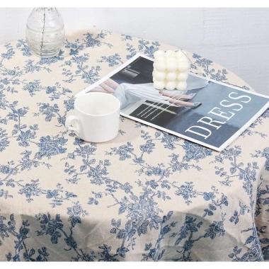 Khăn Trải Bàn Vải Lanh Cotton Hoạ Tiết Hoa Vintage Đủ Màu Thảm Picnic Giá Ưu Đãi 133k