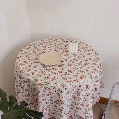 Khăn Trải Bàn Vải Lanh Cotton Hoạ Tiết Hoa Vintage Đủ Màu Thảm Picnic Giá Ưu Đãi 133k