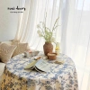 Khăn Trải Bàn Vải Lanh Hoạ Tiết Hoa Vintage Đủ Màu Thảm Picnic Viền Cạnh 79.000₫