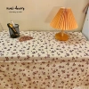 Khăn Trải Bàn Vải Lanh Hoạ Tiết Hoa Vintage Đủ Màu Thảm Picnic Viền Cạnh 79.000₫ 10
