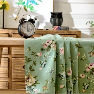 Khăn Trải Bàn Vintage 1Mx1M5 Viền Cạnh Dễ Thương Thảm Picnic Du Lịch Chụp Ảnh Dã Ngoại
