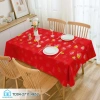 Khăn Trải Bàn Vintage Bắc Âu Sang Trọng – Phông Nền Chụp Ảnh, Trang Trí Tiệc Noel và Tết, Giá 180.000 VND 2