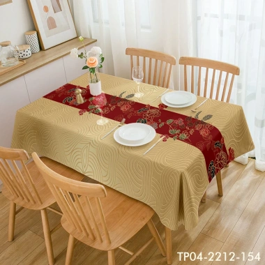 Khăn Trải Bàn Vintage Bắc Âu Sang Trọng – Phông Nền Chụp Ảnh, Trang Trí Tiệc Noel và Tết, Giá 180.000 VND 3