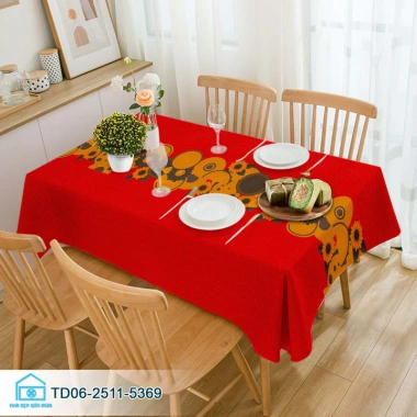 Khăn Trải Bàn Vintage Bắc Âu Sang Trọng – Phông Nền Chụp Ảnh, Trang Trí Tiệc Noel và Tết, Giá 180.000 VND 8