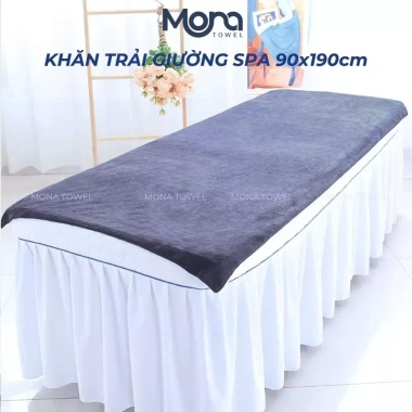 Khăn Trải Giường Spa 90x190cm Dày Microfiber Mềm Mịn Siêu Thấm Hút - 75.000đ