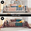 Khăn Trải Sofa 2 Mặt Họa Tiết Dễ Thương - Gấp Gọn Picnic, Trang Trí Đơn Giản, Giá 175.000đ KENHOME 3