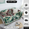 Khăn Trải Sofa 2 Mặt Xanh Rêu, Bàn Tròn & Vuông, Thảm Picnic KENHOME, Giá 175k 7