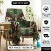 Khăn Trải Sofa 2 Mặt Xanh Rêu, Bàn Tròn & Vuông, Thảm Picnic KENHOME, Giá 175k 10