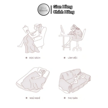 Khăn Trải Sofa Cao Cấp 2 Mặt Họa Tiết Đẹp Mắt - Chống Bụi, Mèo Cào, Thảm Picnic Dã Ngoại KENHOME 9