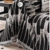 Khăn Trải Sofa Cao Cấp Đường Sọc Tone Tối - Chống Bám Bẩn, Chống Mèo Cào, Thảm Picnic Dã Ngoại KENHOME 432.5k 4