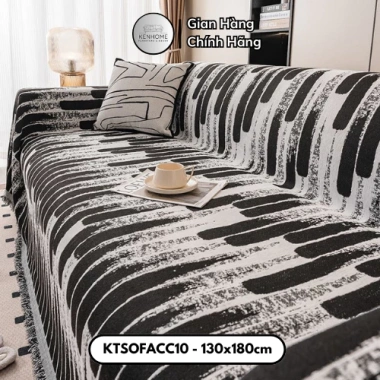Khăn Trải Sofa Cao Cấp Đường Sọc Tone Tối - Chống Bám Bẩn, Chống Mèo Cào, Thảm Picnic Dã Ngoại KENHOME 432.5k 10 Khăn Trải Sofa Cao Cấp Đường Sọc Tone Tối - Chống Bám Bẩn, Chống Mèo Cào, Thảm Picnic Dã Ngoại KENHOME 432.5k 10