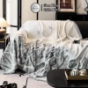 Khăn Trải Sofa Cao Cấp Lá Úa Mùa Thu - Thảm Picnic & Trải Bàn Cổ Điển KENHOME 3