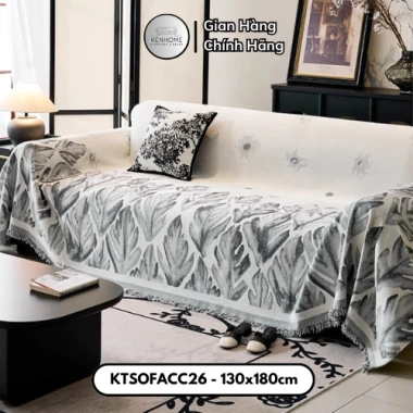 Khăn Trải Sofa Cao Cấp Lá Úa Mùa Thu - Thảm Picnic & Trải Bàn Cổ Điển KENHOME 10 Khăn Trải Sofa Cao Cấp Lá Úa Mùa Thu - Thảm Picnic & Trải Bàn Cổ Điển KENHOME 10