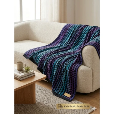 Khăn Trải Sofa & Chăn Đắp Văn Phòng - Giảm 23% Chỉ 135k, Siêu Mềm, Đa Dụng 8