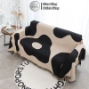 Khăn Trải Sofa Họa Tiết Hoa Nâu Sữa - Thảm Picnic Chống Bẩn 525.000đ KENHOME