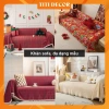 Khăn trải sofa tua rua decor Tết - Mền sofa & thảm ngủ, chỉ 86.000₫ TiTi Decor