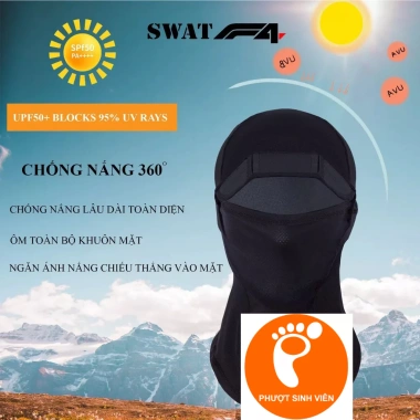 Khăn trùm đầu ninja F4 - vành gập, chống nắng, logo phản quang, thích hợp câu cá, phượt, du lịch 4 Khăn trùm đầu ninja F4 - vành gập, chống nắng, logo phản quang, thích hợp câu cá, phượt, du lịch 4