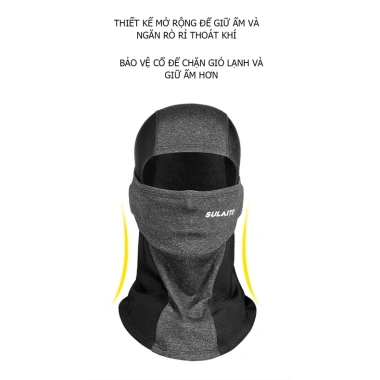 Khăn Trùm Đầu Ninja Fullface Xịn SULAITE - Chống Nắng, Chống Bụi, Khẩu Trang, Giá 178.000₫