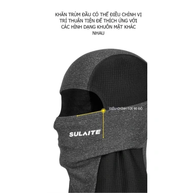 Khăn Trùm Đầu Ninja Fullface Xịn SULAITE - Chống Nắng, Chống Bụi, Khẩu Trang, Giá 178.000₫