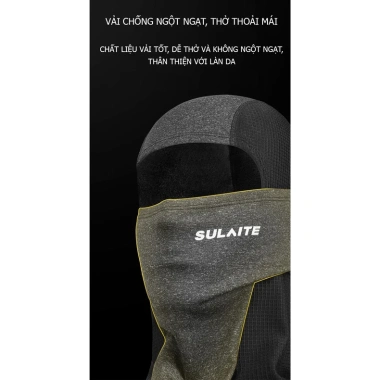 Khăn Trùm Đầu Ninja Fullface Xịn SULAITE - Chống Nắng, Chống Bụi, Khẩu Trang, Giá 178.000₫