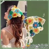 Khăn trùm đầu nữ dệt kim đa màu sắc ren, giao hàng địa phương, giá 36.850 đồng