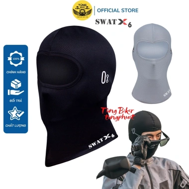 Khăn Trùm Đầu SWAT X6 Chống Nắng Bụi Thiết, Lỗ Xỏ Kính - Giá 45.000 VND