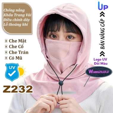 Khăn Trùm Hoodie Ninja Nữ Che Kín Mặt UPF50+ Thấm Hút Mồ Hôi Co Giãn - 89.000đ