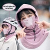 Khăn Trùm Hoodie Ninja Nữ Che Kín Mặt UPF50+ Thấm Hút Mồ Hôi Co Giãn - 89.000đ 3