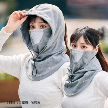 Khăn Trùm Hoodie Ninja Nữ Che Kín Mặt UPF50+ Thấm Hút Mồ Hôi Co Giãn - 89.000đ