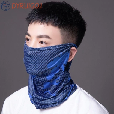 Khăn Trùm Mặt Lạnh Dyruidoj - Che Mặt Cổ, Chống Nắng, Mát Dùng Xe Máy Mùa Hè