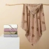Khăn ủ quấn bé BeeOn 80x80cm Khăn tắm choàng mũ thú, mềm mại thấm hút, chỉ 90.000 VND 2