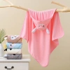 Khăn ủ quấn bé BeeOn 80x80cm Khăn tắm choàng mũ thú, mềm mại thấm hút, chỉ 90.000 VND 8